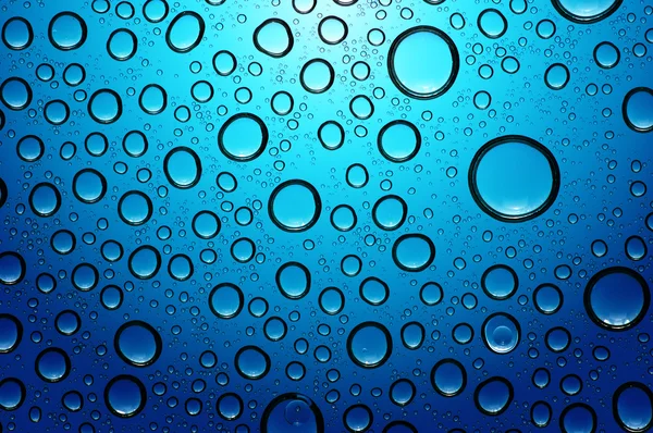 Water drops on glass — Stock Photo, Image