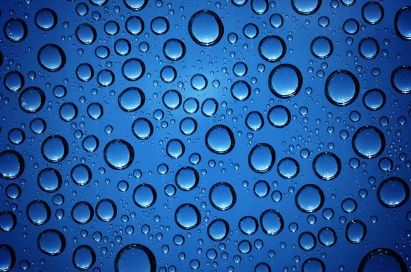 Drops on glass — Stock Photo, Image