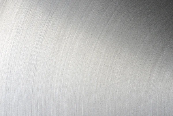 Brushed steel plate texture — Stock Photo, Image