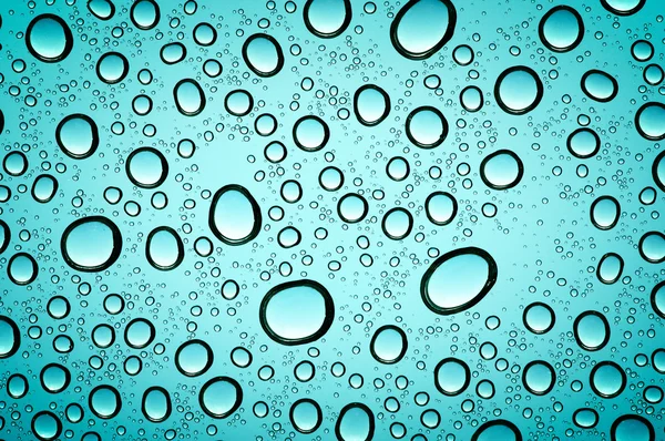 Gotas de agua sobre vidrio —  Fotos de Stock