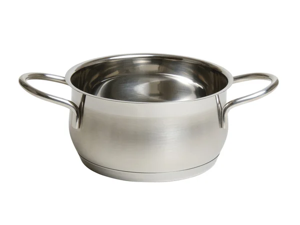 Steel cooking pot — Stock Photo, Image