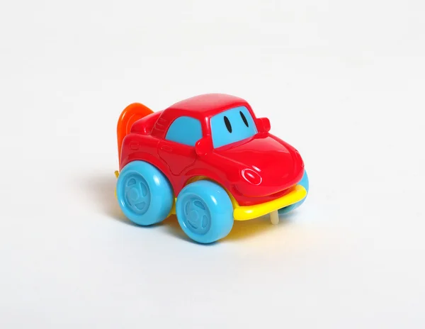 Beyaz izole oyuncak araba — Stok fotoğraf