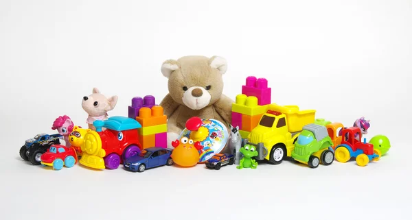 Toys on a white — Stock Photo, Image