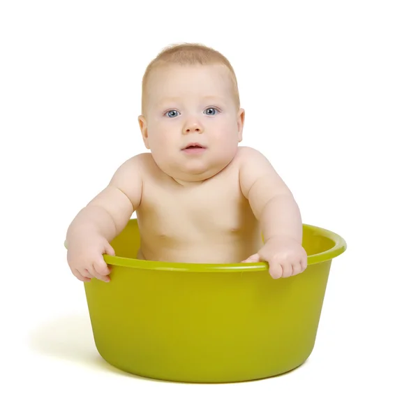 Baby in the bath — Stock Photo, Image