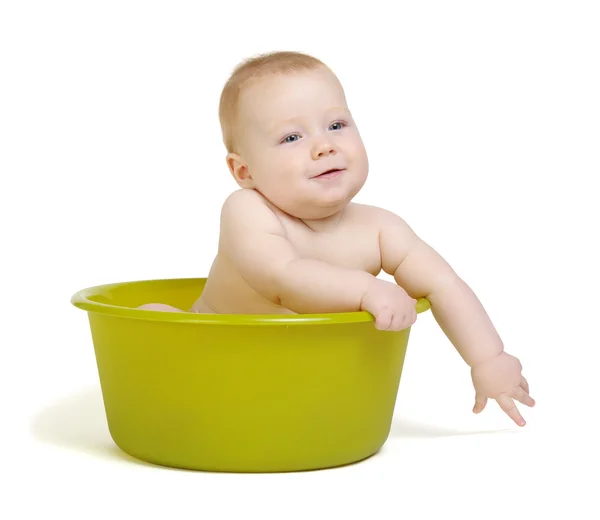 Bebê no banho — Fotografia de Stock