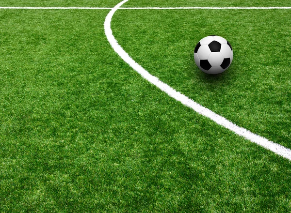 Soccer on the stadium — Stock Photo, Image