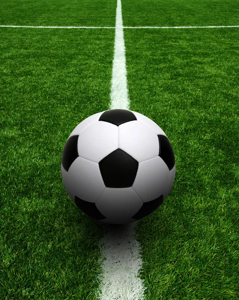 Soccer on the stadium — Stock Photo, Image