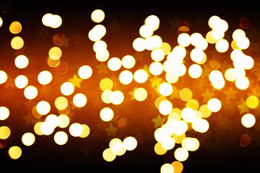 Renkli ışıklandırmalı Noel tatili arka planı