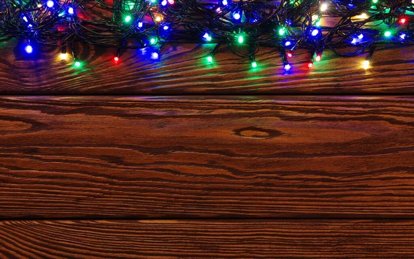 Işıklı Bedava Metin Alanlı Noel Arkaplanı — Stok fotoğraf