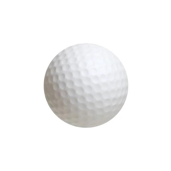 Golfbal Geïsoleerd Witte Achtergrond — Stockfoto