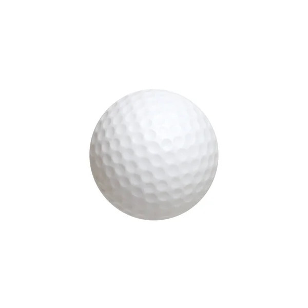 Bola Golfe Isolado Fundo Branco — Fotografia de Stock