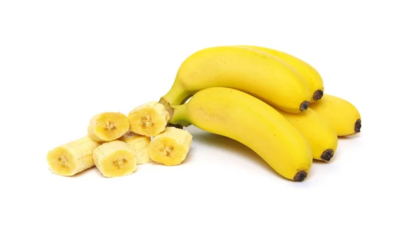 Banane Isoliert Auf Weißem Hintergrund — Stockfoto