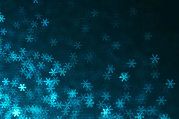 Azul Navidad Abstracto Fondo Borroso —  Fotos de Stock
