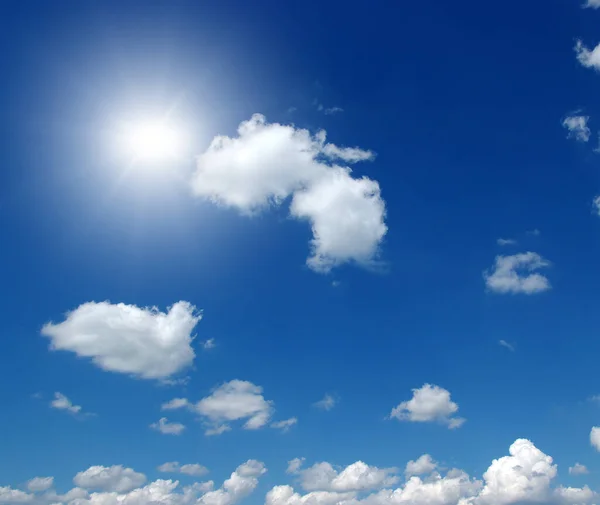 Sun Blue Sky Backgrounds — Stock Photo, Image