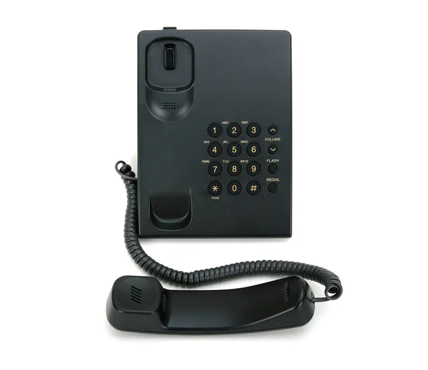 Telefono nero — Foto Stock