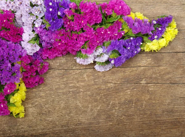 Flor na madeira — Fotografia de Stock