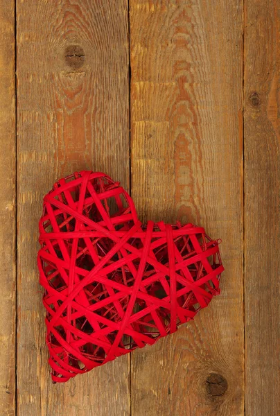 Красное сердце — стоковое фото
