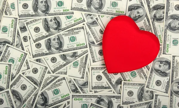 Miłość do pieniędzy — Zdjęcie stockowe
