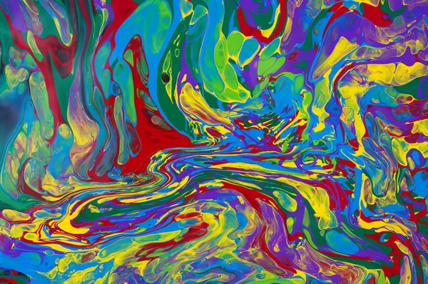 Paint mixed — Stock Photo, Image