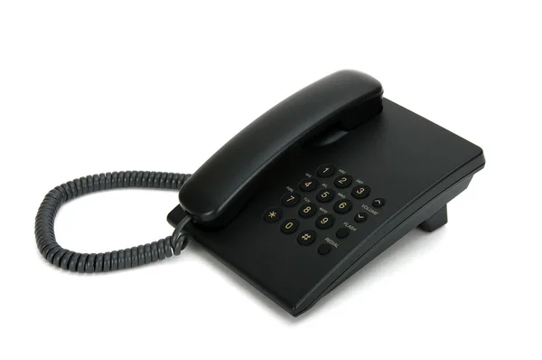 Telefone preto — Fotografia de Stock