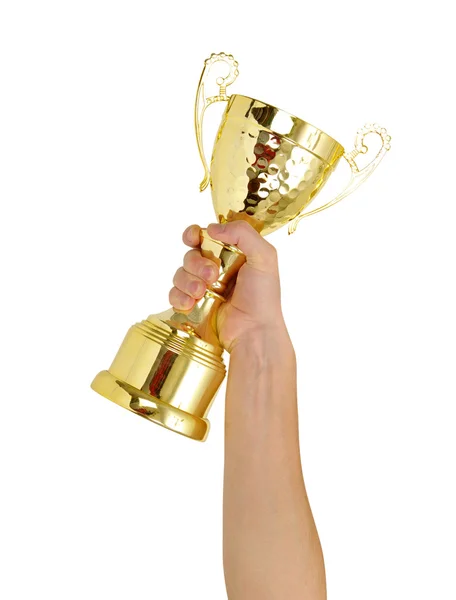 Golden trophy — Stock Photo, Image