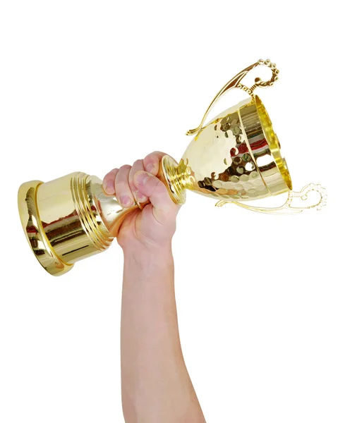 Golden trophy — Stock Photo, Image