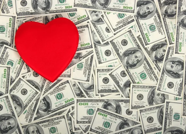 Liebe zum Geld — Stockfoto