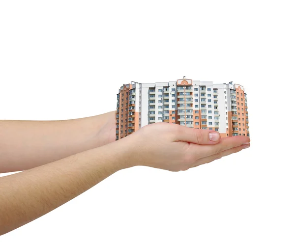 House in hands — Stock Photo, Image