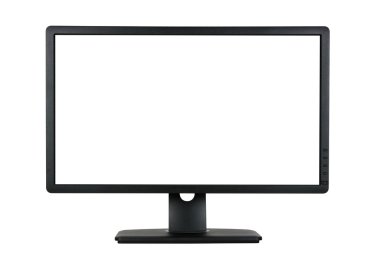 Beyaz bilgisayar monitörü