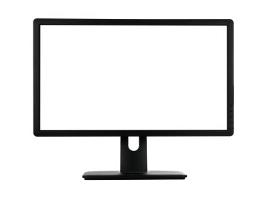 Beyaz bilgisayar monitörü