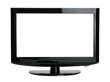 Beyaz bilgisayar monitörü