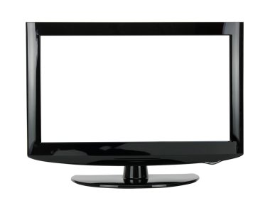 Beyaz bilgisayar monitörü