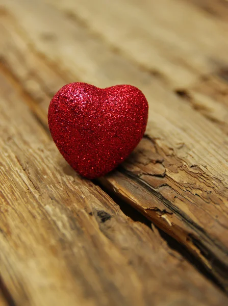 Fondo rojo del corazón — Foto de Stock