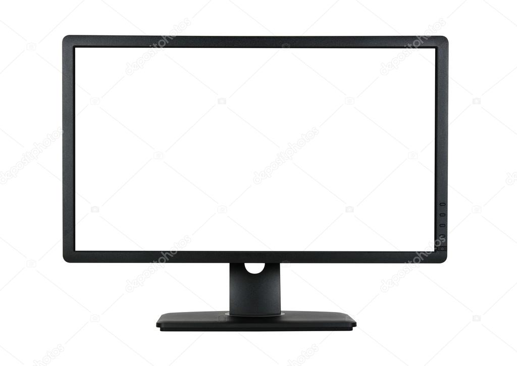 Computer monitor  white