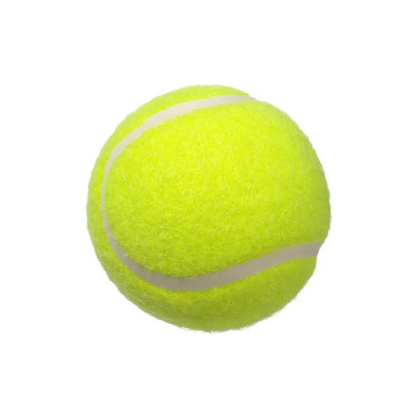 Tennisboll isolerad på vitt — Stockfoto