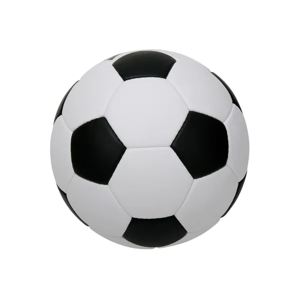Bola de futebol em branco — Fotografia de Stock