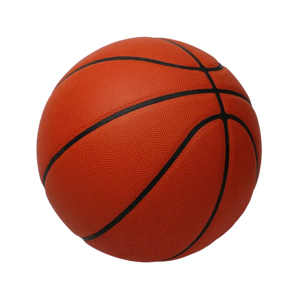 Basketball isolated on a white — Stock Photo, Image