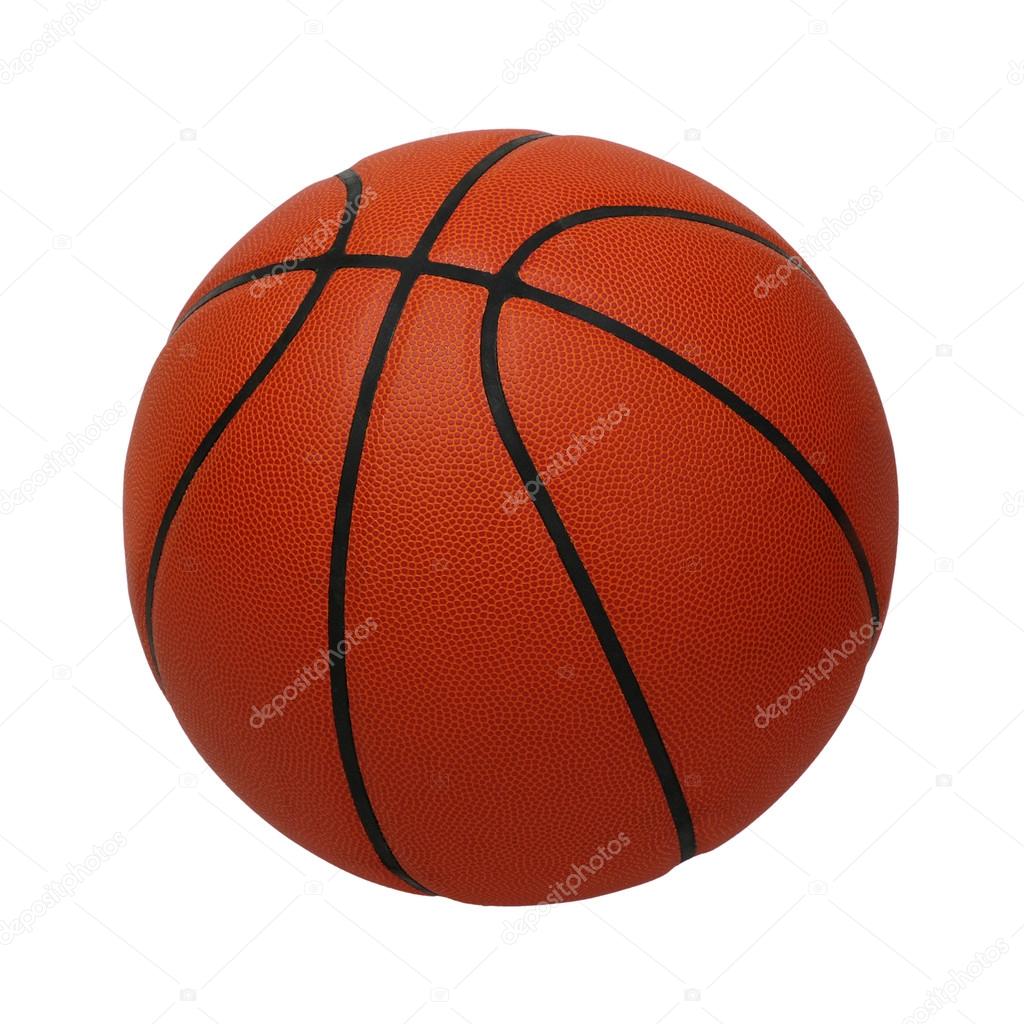 Basketball isolated on a white