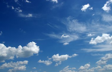 Mavi gökyüzü arkaplanı