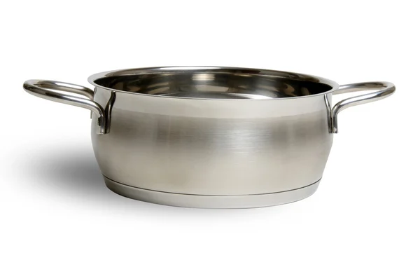 Steel cooking pot — Stock Photo, Image