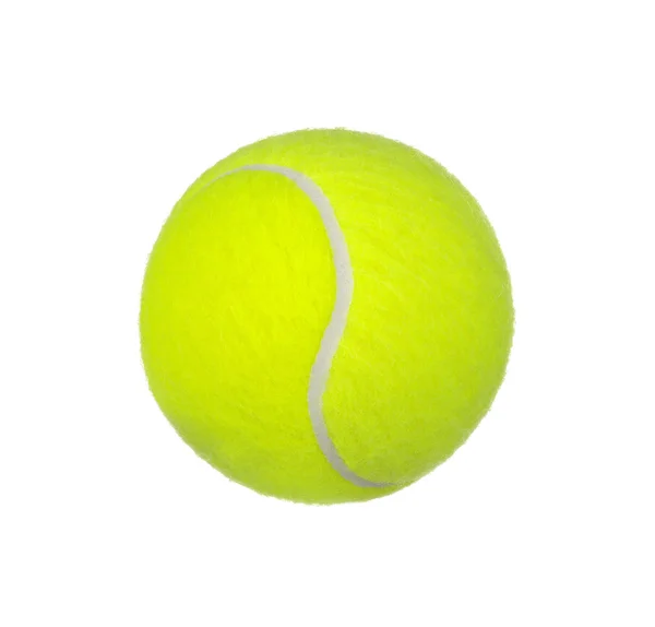 Tennisboll isolerad på vitt — Stockfoto