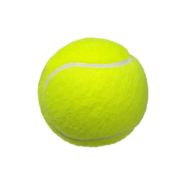 Tennis ball isolated on white — Stock Photo, Image