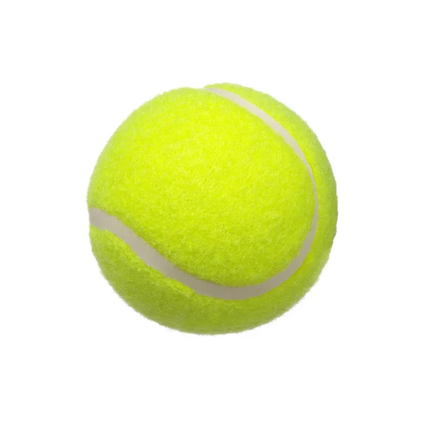 Tennisbal geïsoleerd op wit — Stockfoto