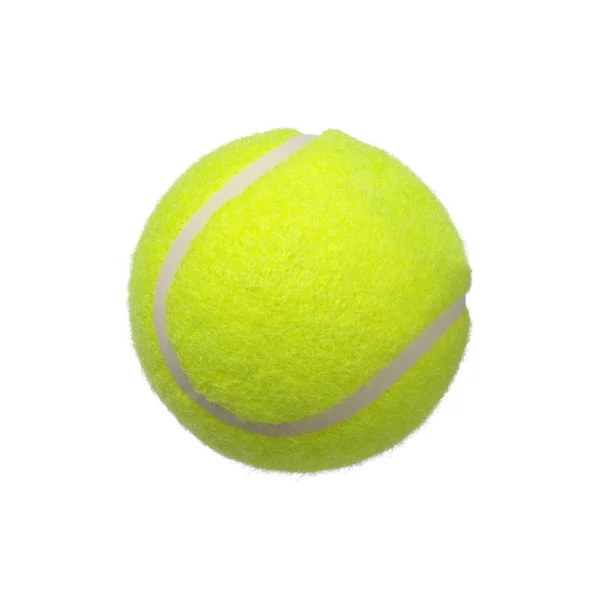 Tennisbal geïsoleerd op wit — Stockfoto