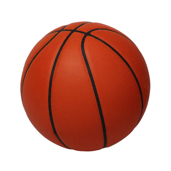 Basketbal geïsoleerd op een witte — Stockfoto