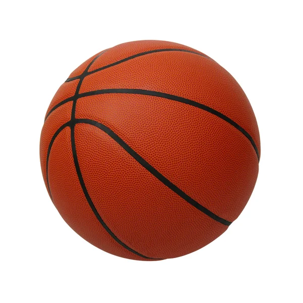 Basketball isolated on a white — Stock Photo, Image