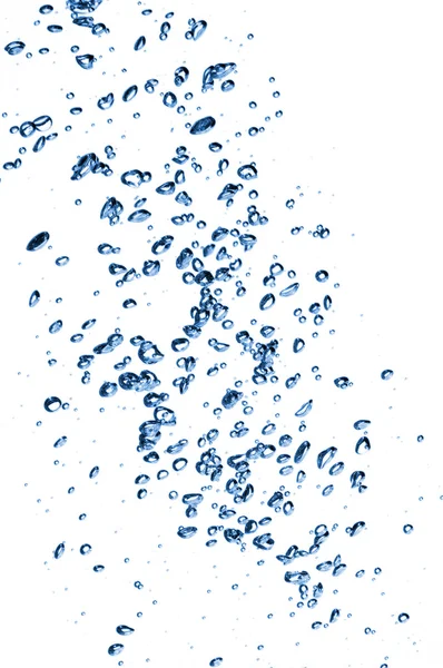 Air bubbles on white — Stock Photo, Image