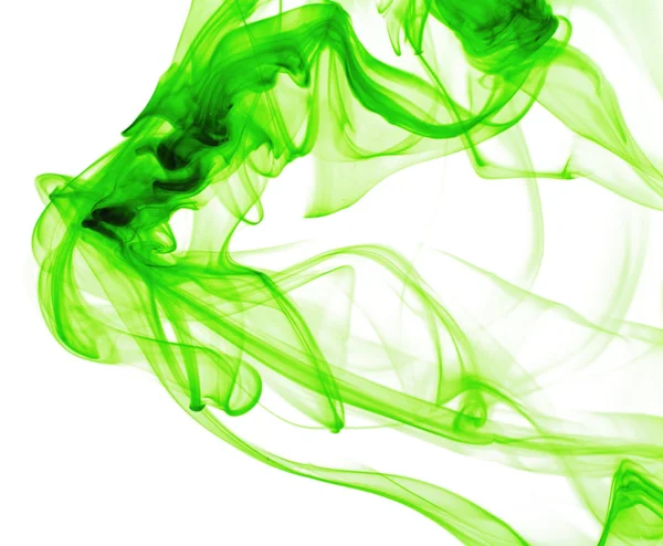 Colored smoke isolated on white — Stock Photo, Image