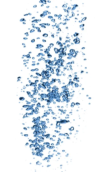 Air bubbles over white — Stock Photo, Image