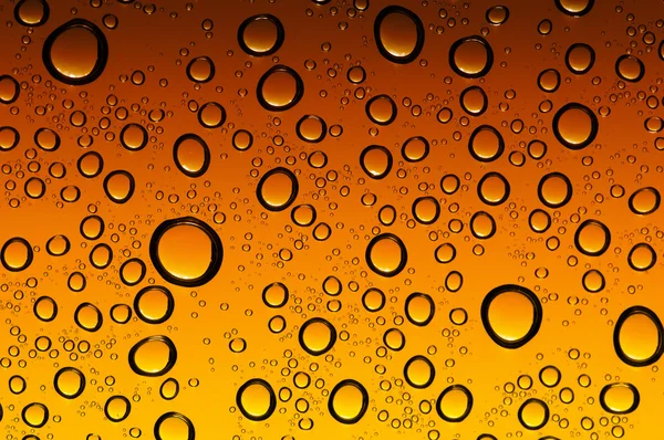 Drops on glass — Stock Photo, Image